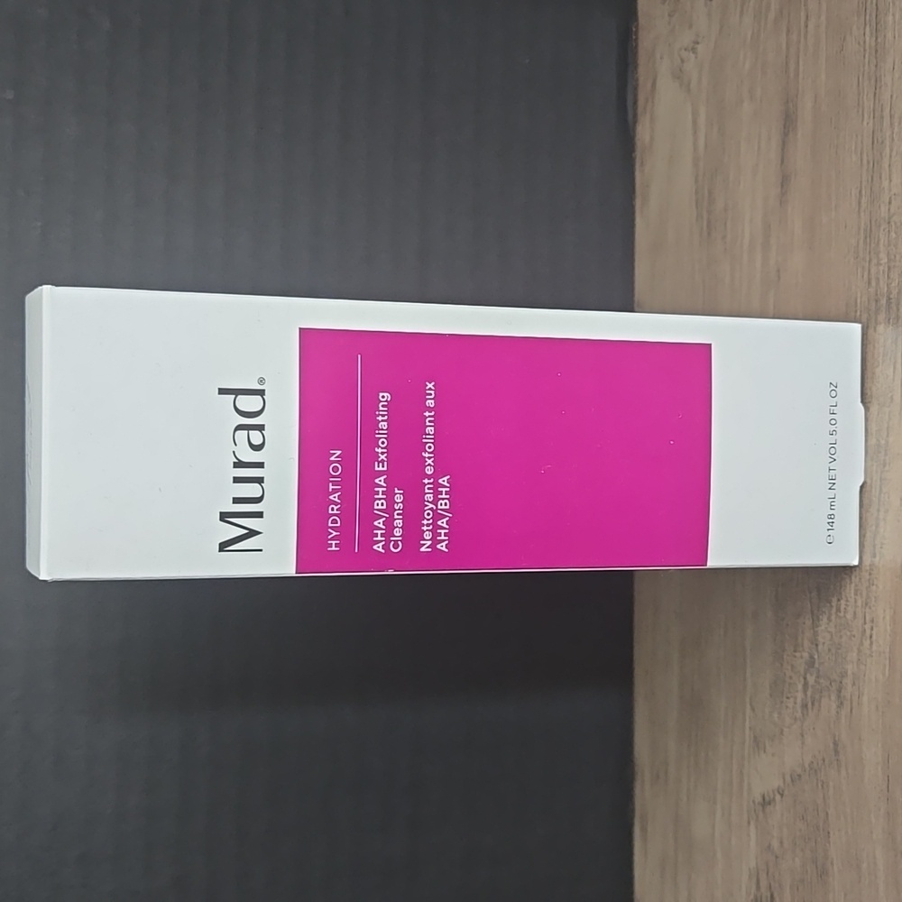 NWT Murad Hydration AHA / BHA Exfoliating Cleanser 148ML / 5.0 fluid oz